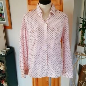 TOMMY HILFIGER 100% Cotton Button Up Shirt Size Large